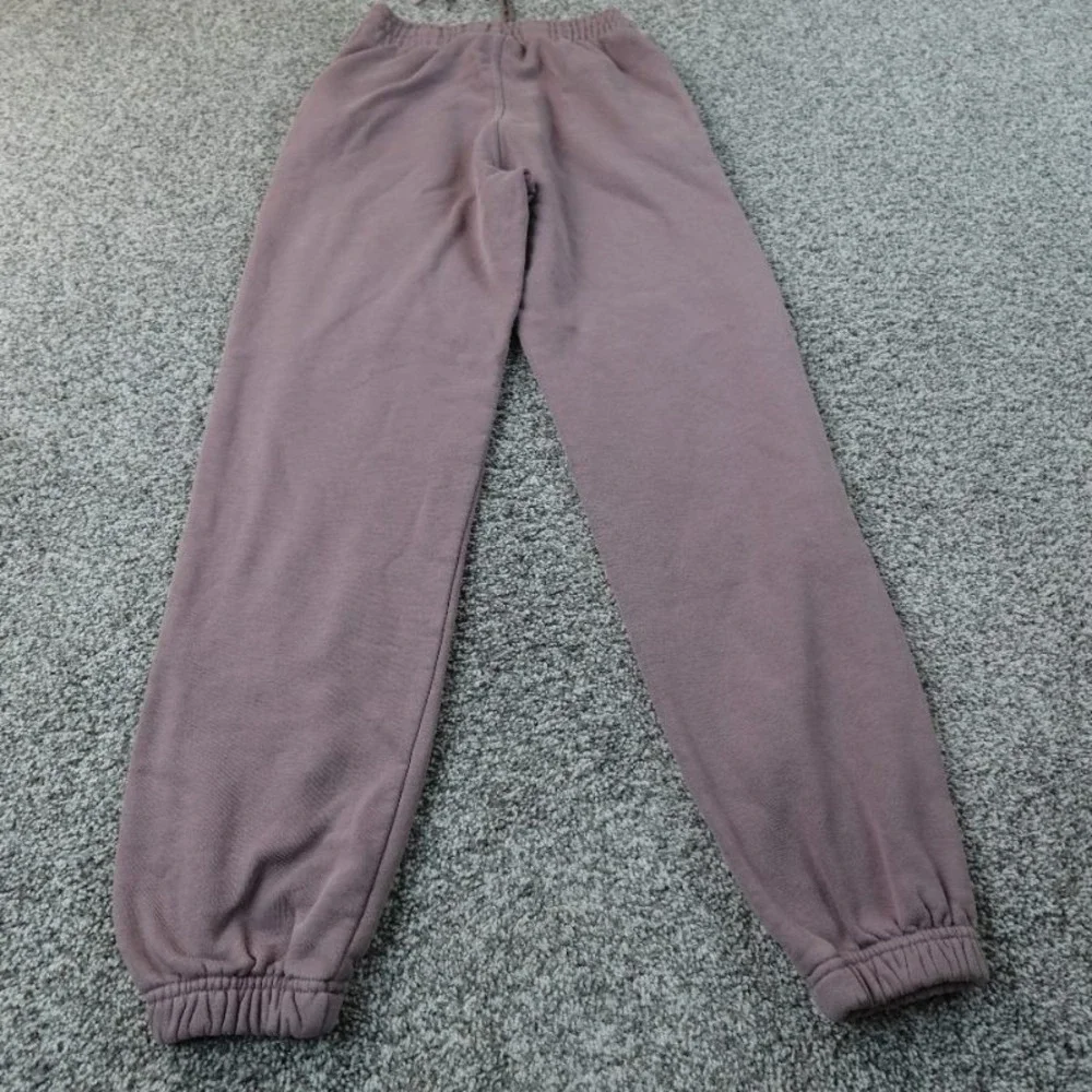 Adidas Sweatpants Mens XS‎ Purple Trefoil Warmup Jogger Drawstring Workout Gym